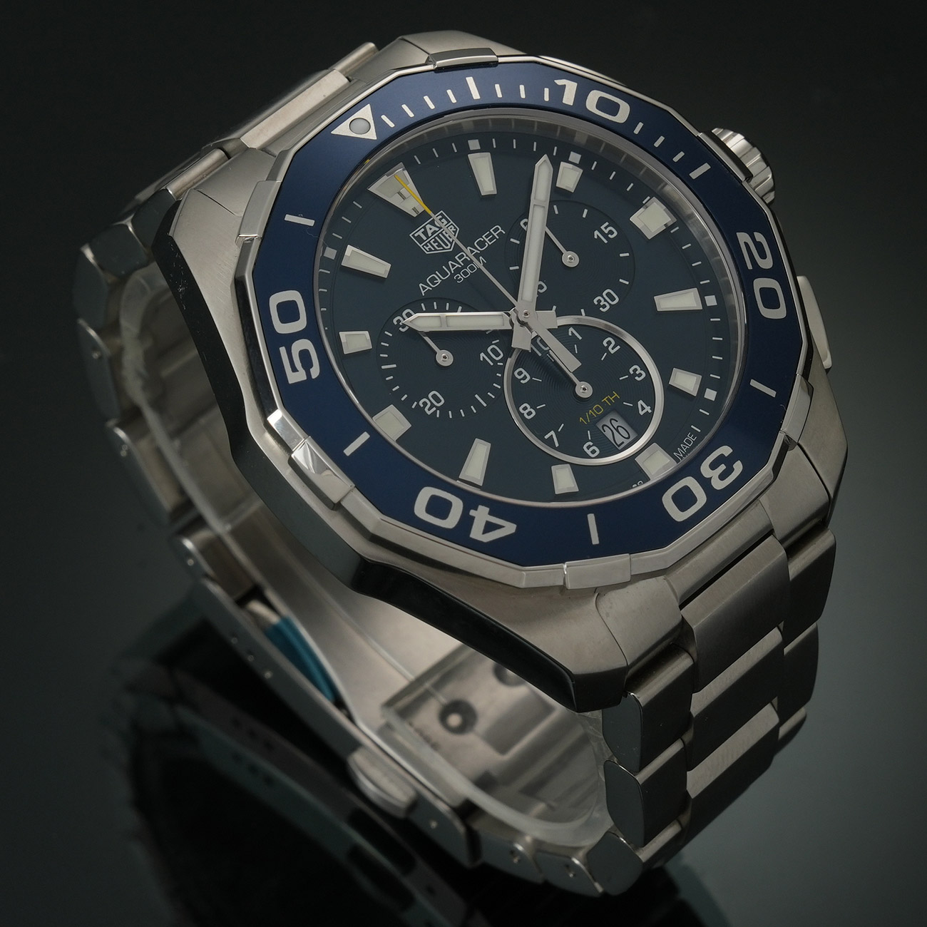 TAG Heuer(USED)태그호이어 아쿠아레이서 블루 크로노 CAY111B.BA0927